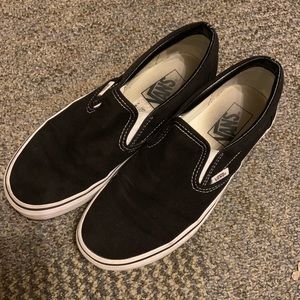 Black Slip-On Vans